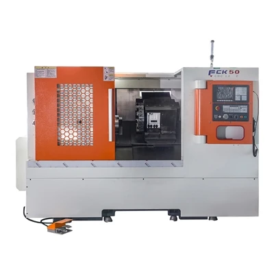 Komponen mesin bubut tempat tidur miring CNC